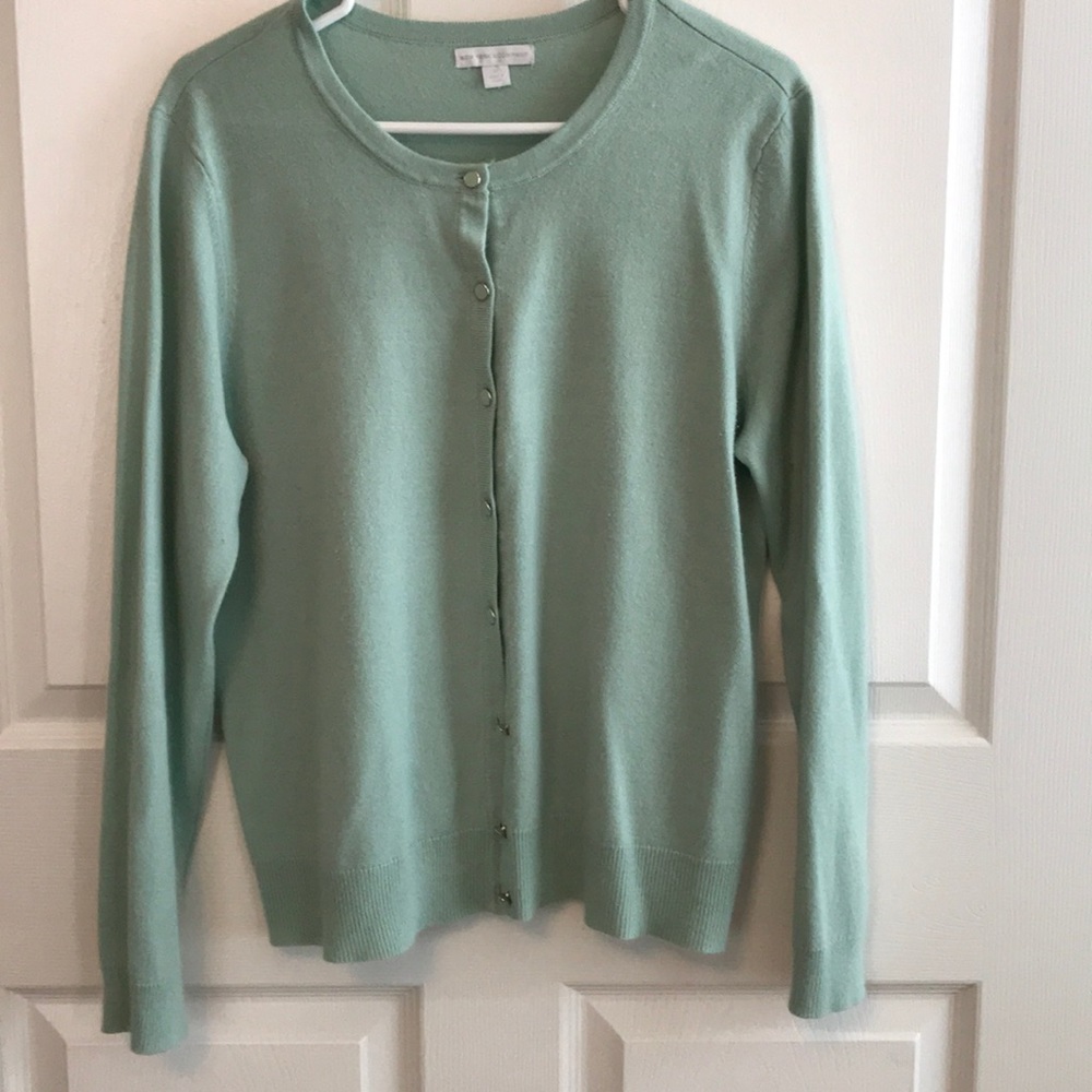 Mint green cardigan